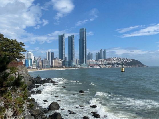 146_Blick zum BUSAN X the SKY, Dongbaek Island Coastal Promenade, Busan, KOR